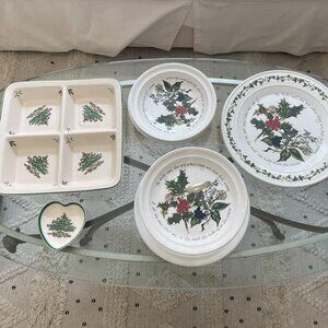 Christmas Portmeirion and Spode  Serving